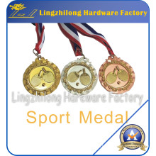 Medalla deportiva personalizada de ping-pong